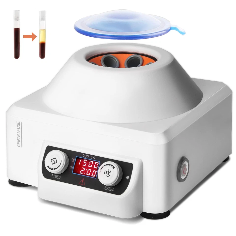 Liamos 900-1S Centrifuge Machine 6x10ml with LCD Screen 110V 4000rpm -