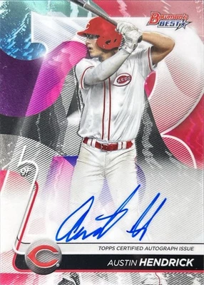 2020 Bowmans Best - Austin Hendrick #B20-AH - Auto - Reds - Image 1 of 2