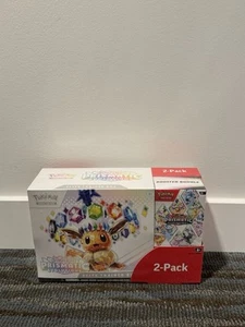 Pokemon Prismatic Evolutions 2 Pack Bundle Sealed Costco Exclusive NEW - Picture 1 of 4