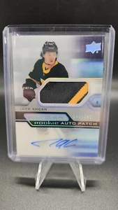 2020-21 Premier Hockey JACK AHCAN Rookie Patch Auto /249 Boston Bruins - Picture 1 of 2