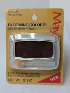 Vintage Maybelline Blooming Colors Eye Shadow Mocha Frost 80s Vintage Brown - Picture 1 of 4