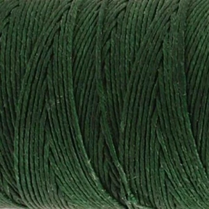 Crawford Waxed Irish Linen 4 Ply 10 Yard Card- Emerald Green - Picture 1 of 1