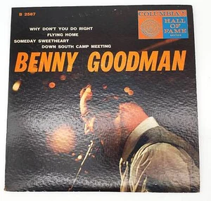 Benny Goodman Sextet Benny Goodman 45 RPM EP Record Columbia B 2587 Y - Picture 1 of 4