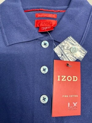 Camisa polo para mujer IZOD, azul escarabajo Foto 1 de 4