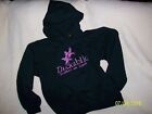 DUCKAHOLIC HOOKED ON QUACK HOODIE WOMENS SIZE L