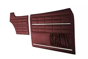 For VW KARMANN GHIA DOOR PANEL SET BURGUNDY - Bild 1 von 2