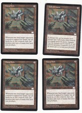 Lot x4 cards mana web weatherlight magic mtg 3 english 1 french 1997 good-nm