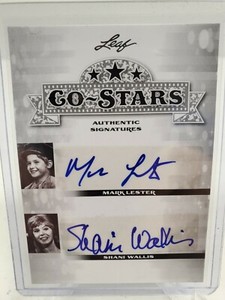 2013 Leaf Pop Century Mark Lester/Shani Willis AUTOGRAPH🔥Co-Stars🔥Oliver Twist