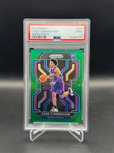 2021-22 Panini Prizm Cade Cunningham ROOKIE Green Prizm #282 PSA 9 Mint - Bild 1 von 2