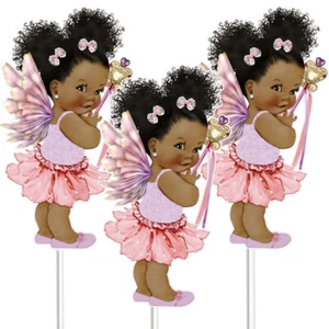 3 centros de mesa de hadas para decoración de mesa de hadas afroamericanas - Imagen 1 de 1