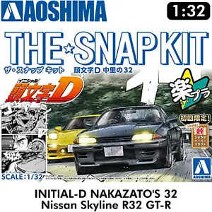 INITIAL-D Nakazato's 32 Nissan Skyline R32 GT-R SNAPKIT 1:32 Bausatz Aoshima 06793 - Bild 1 von 5