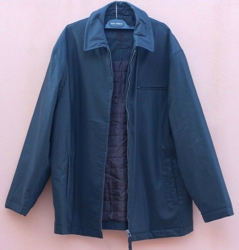 SAINT LAURENT (YSL) Giacca vintage rivestita in poliuretano Yves Saint Laurent taglia L