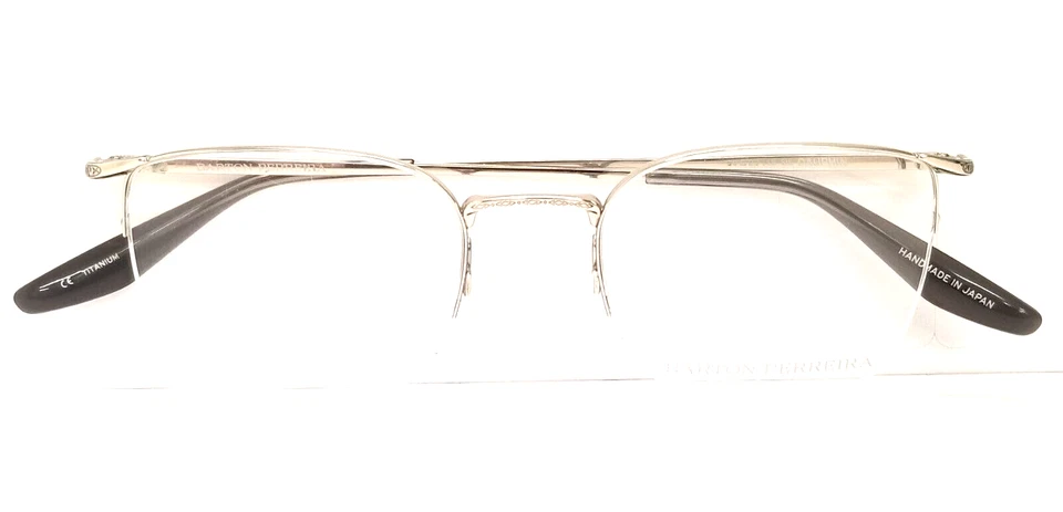 BARTON PERREIRA ADULT EYEGLASSES FRAME MEN 2022 TITANIUM 50-20-148 SIL DAUPHIN - Image 1 of 4