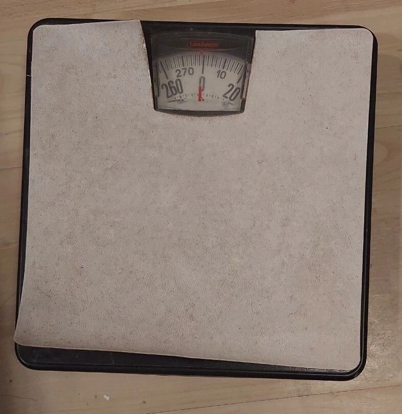 Báscula de baño vintage blanca Sunbeam Foto 1 de 1