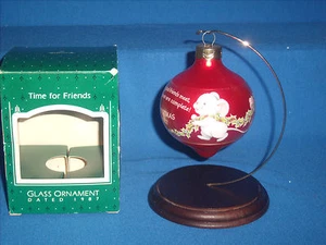 Punze Glaskugel Ornament Time For Friends Mäuse - Bild 1 von 7