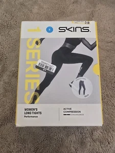SKINS SERIES-1 WOMEN'S LONG TIGHTS SIZE SMALL - Picture 1 of 2