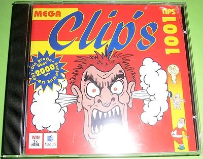 Mega Clip's (PC Software)1001 Tips | Die große Clip-Art Sammlung über 2000 Clips - Bild 1 von 3
