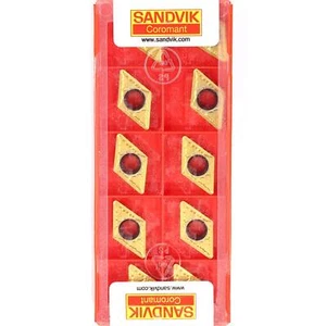 10 SANDVIK DCMT 11T308-MM - Grade 1025 CNC Lathe Coated Carbide Turning Inserts - Picture 1 of 10