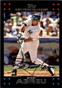 2007 Mint ^* Topps Bobby Abreu New York Yankees #5