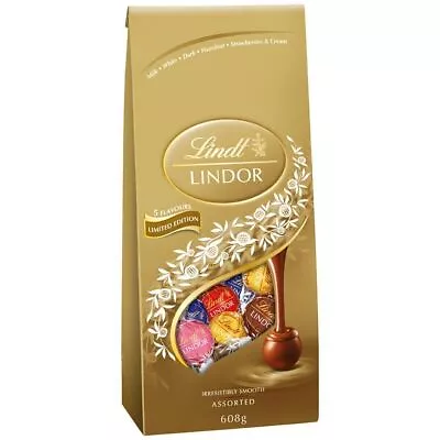 2 X Lindt Lindor Assorted Gold Bag 608g Chocolate Bundle - Special BBD Offer • 37.90$