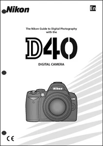 Nikon D40 User Manual Guide Instruction Operator Manual - Picture 1 of 1