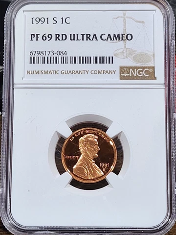 1992 S Lincoln 1c, NGC Certified PF 69 UCAM RD, 091 Cover