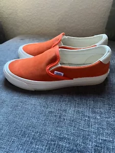Vans Orange Sneakers Men's 7 Women's size 8.5 OG Slip-On 59s - Picture 1 of 10