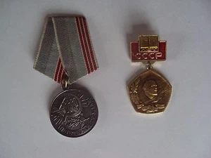 TWO Very Rare Soviet Russian CCCP Metals - Picture 1 of 4