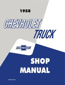 1958 Chevrolet Truck Shop Manual - Picture 1 of 3