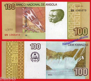 ANGOLA 100 Kwanzas 2012 Pick 153 SC / UNC - Imagen 1 de 1
