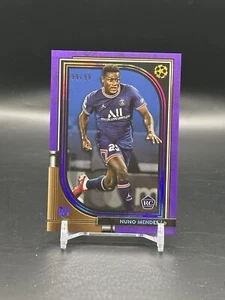 2021-22 Topps Museum Collection UCL Amethyst /99 Nuno Mendes #72 Rookie RC - Picture 1 of 2