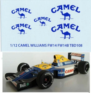 1/12 Decals per WILLIAMS RENAULT FW14 FW14B TAMIYA TBD108 - Picture 1 of 3
