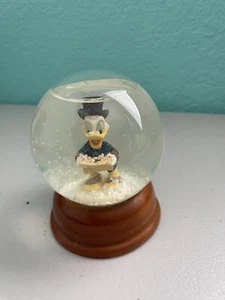 Vintage Disney The First Edition Crystal Snow Globe Collection SCROOGE MCDUCK - Picture 1 of 7