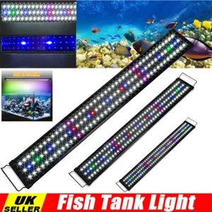 NEW Aquarium Fish Tank LED Light Over-Head Full Spectrum Plant Lighting Lamp UK - Picture 1 of 15