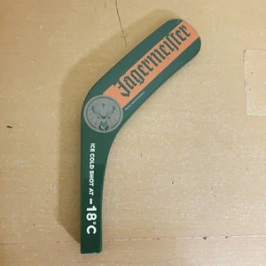 JAGERMEISTER Rubinetto Pubblicitario Bastone Hockey Quasi Come Nuovo Manico Verde - Foto 1 di 4