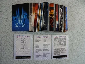 J.K. POTTER set completo di carte collezionabili bizzarre fantasy art - Foto 1 di 1