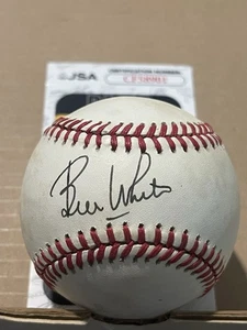 Bill White JSA COA Autograph ONL National League Signed Baseball - Picture 1 of 4