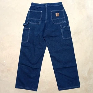 Jeans Carhartt Dungaree se adapta a 29x28 Denim suelto ropa de trabajo relajada B13 DST - Imagen 1 de 9