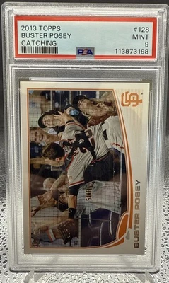 Topps MLB #128 2013 Buster Posey impresión corta gran variación de captura SP Foto 1 de 2