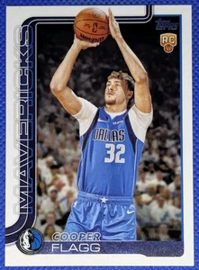 2025-26 Topps Cooper Flagg RC #201 novato Dallas Mavericks - Imagen 1 de 2