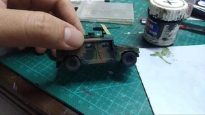 3D Printing Model 1/72 American Hummer jeep Finished Product - Picture 1 of 4
