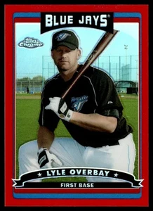 2006 Topps Chrome Red Refractors Lyle Overbay 68/90 Toronto Blue Jays #49 - Picture 1 of 2
