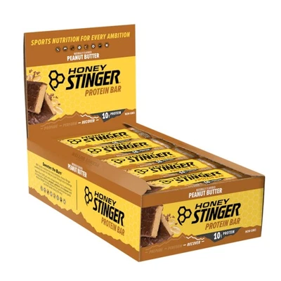 Honey Stinger Protein Bar, Peanut Butta, Protein Packed Food for Exercise, En... - Image 1 of 4