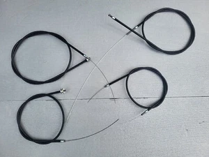 Harley VL RL DL Flathead 1930-1936 Set 4 Brake Timer Throttle Oil Cotton Cables - Picture 1 of 2