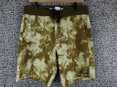 Bañador Reef Board Shorts 30 Para Hombre Surf Logo Marrón Beige Años 70 Artístico Retro Foto 1 de 4