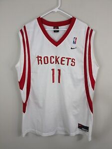 Vintage Nike Yao Ming Houston Rockets #11 NBA Basketball Jersey 2XL White