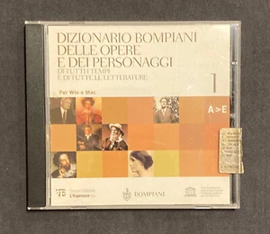 Cd Rom BOMPIANI WÖRTERBUCH DER WERKE UND FIGUREN Nr. 1 A-E L'Espresso 2002 - Bild 1 von 3