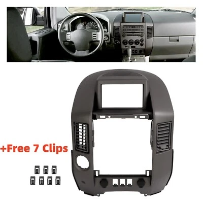 Para Nissan Titan Armada 2004-15 con pantalla y altavoz tablero central/radio bisel de CA Foto 1 de 4