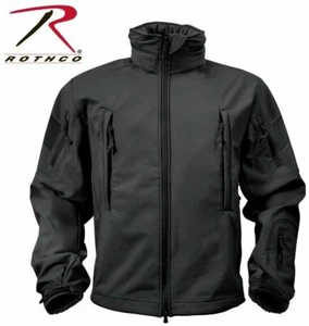 Rothco 9767 Military Waterproof Black Special Ops Tactical Softshell Jacket - Picture 1 of 5