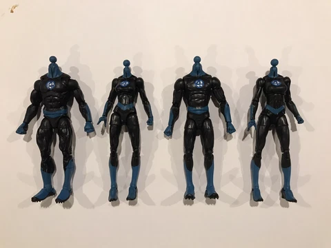 Marvel Legends CUSTOM FODDER LOT FANTASTIC FOUR Super Skrull Wave Not Walgreens Cover